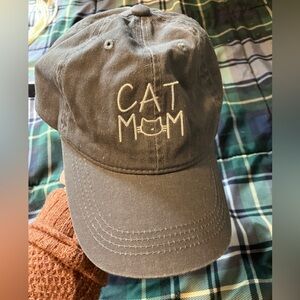 NWOT Gray Cat Mom hat